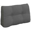 vidaXL Coj&iacute;n de Espalda Gris oscuro 80 x 24 x 50 cm tela
