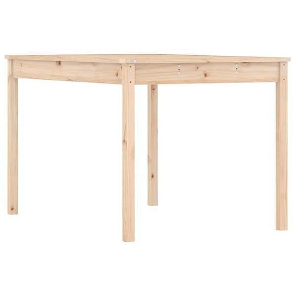 vidaXL Mesa de jard&iacute;n madera maciza pino 121x82,5x76 cm