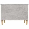 vidaXL Mesa de centro madera contrachapada gris hormig&oacute;n 60x44,5x45 cm