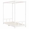 vidaXL Estructura de cama para ni&ntilde;os madera de pino blanco 90x200 cm