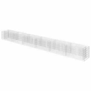 vidaXL Arriate de gaviones de acero 540x50x50 cm