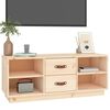 vidaXL Mueble de TV de madera maciza de pino 100x34x40 cm