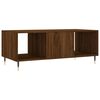 vidaXL Mesa de centro madera contrachapada roble marrón 102x50x40 cm