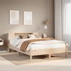 vidaXL Cama con estanter&iacute;a sin colch&oacute;n madera maciza de pino 140x200cm