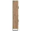 vidaXL Aparador alto 2 pcs Roble artesanal 69,5 x 34 x 180 cm