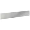 vidaXL Borde de C&eacute;sped 20 uds. 100 x 18 cm Acero Plateado