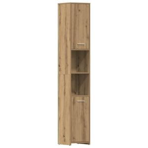 vidaXL Armario de ba&ntilde;o madera ingenier&iacute;a roble artisan 30x30x183,5 cm