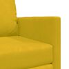 vidaXL Sof&aacute; cama 60cm Amarillo oscuro Terciopelo