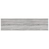 vidaXL Estantes pared 4 uds madera ingenier&iacute;a gris Sonoma 80x20x1,5 cm
