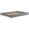 vidaXL Sof&aacute; cama extra&iacute;ble madera maciza de pino gris 2x(90x200) cm