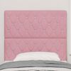 vidaXL Cabecero con cabecera Rosa 100 cm Cuero sint&eacute;tico