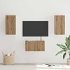 vidaXL Conjunto de mueble de TV 3 pcs Roble artisan 60 x 30 x 30 cm
