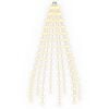 vidaXL Luces del &aacute;rbol de Navidad 150 LED Blanco C&aacute;lido 150 cm