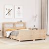 vidaXL Estructura de cama sin colch&oacute;n madera maciza de pino 135x190 cm