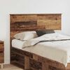 vidaXL Cabecero con cabecera Madera Vieja 135 cm Madera contrachapada
