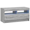 vidaXL Mueble de TV LED Sonoma gris Madera de ingenier&iacute;a