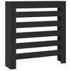 vidaXL Cubierta de radiador madera de ingenier&iacute;a negro 78x20x82 cm