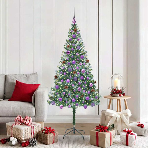 vidaXL &Aacute;rbol de Navidad artificial Verde 180 cm PVC y acero
