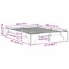vidaXL Estructura de cama Marrón cera 160 x 200 cm