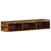 vidaXL Mueble de TV de pared madera maciza reciclada 100x30x19 cm