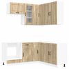 vidaXL Unidad de cocina KALMAR 8 uds. Roble Sonoma