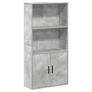 vidaXL Estanter&iacute;a de madera de ingenier&iacute;a gris hormig&oacute;n 60x24x120 cm