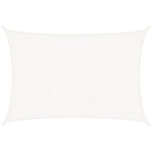 vidaXL Toldo de vela HDPE blanco 160 g/m&sup2; 2x2,5 m