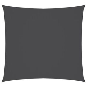 vidaXL Toldo de vela cuadrado tela Oxford gris antracita 7x7 m