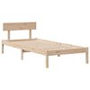 vidaXL Estructura de cama sin colch&oacute;n madera maciza de pino 90x200 cm
