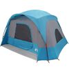 vidaXL Tienda de campaña familiar para 6 personas impermeable azul