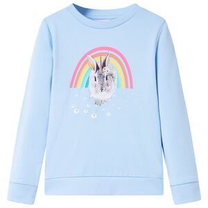 vidaXL Sudadera infantil azul claro 92