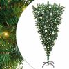 vidaXL &Aacute;rbol de Navidad artificial iluminado al rev&eacute;s con set de bolas