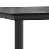 vidaXL Set comedor jardín 5 pzas y cojines ratán sintético negro gris
