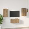 vidaXL Conjunto de mueble de TV 3 pcs Roble artisan 60 x 30 x 30 cm