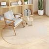 vidaXL Alfombra ZIZUR Crema 170 x 120 cm Polipropileno