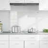 vidaXL Salpicadero de cocina Transparente 90 x 60 cm vidrio templado