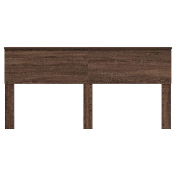 vidaXL Cabecero Roble Marr&oacute;n 200 cm Madera contrachapada