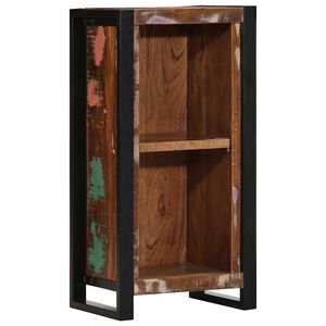 vidaXL Mesita de noche de madera maciza reciclada 40x30x80 cm