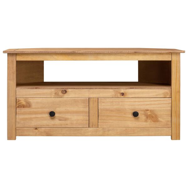 vidaXL Mueble esquinero de TV madera de pino estilo Panam&aacute; 93x49x49 cm