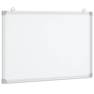 vidaXL Pizarra magn&eacute;tica aluminio 80x60x1,7 cm