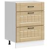vidaXL Mueble bajo de cocina Lucca roble sonoma