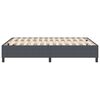 vidaXL Cama de plataforma Gris oscuro 140 x 200 cm Tela de Pana