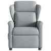 vidaXL Sill&oacute;n reclinable el&eacute;ctrico tela gris claro