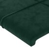 vidaXL Cabecero de terciopelo verde oscuro 183x16x78/88 cm