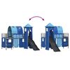 vidaXL Estructura de litera para ni&ntilde;os Negro y azul 99,5 x 190 cm