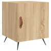 vidaXL Mesita de noche madera de ingenier&iacute;a roble Sonoma 40x40x50 cm