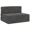 vidaXL Sof&aacute; Cama Plegable Gris oscuro 70 x 80 x 60 cm Tela