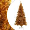 vidaXL &Aacute;rbol de Navidad artificial con soporte PET dorado 240 cm