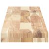 vidaXL Estante flotante madera maciza de acacia sin tratar 120x20x4 cm