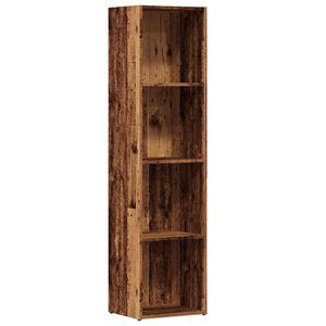 vidaXL Estanter&iacute;a de madera ingenier&iacute;a madera envejecida 36x30x143 cm